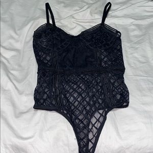 Sexy black body suit